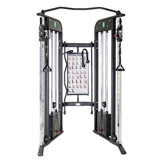 CACTUS COMMERCIAL CABLE MACHINE w/ 150 lb Weight Stacks